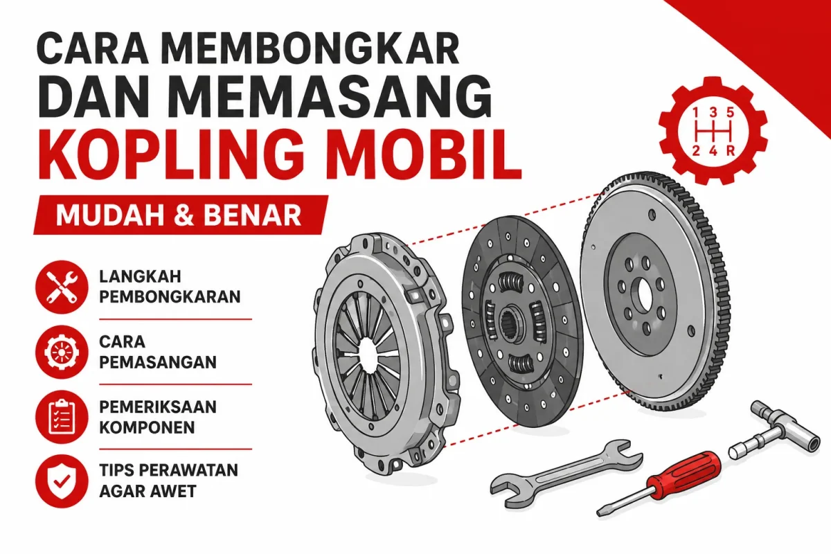 Cara Membongkar dan Memasang Kopling Mobil Dengan Mudah dan Benar