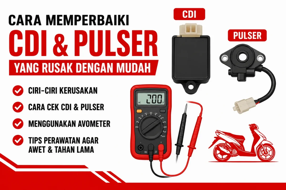 Cara Memperbaiki CDI & Pulser yang Rusak Dengan Mudah