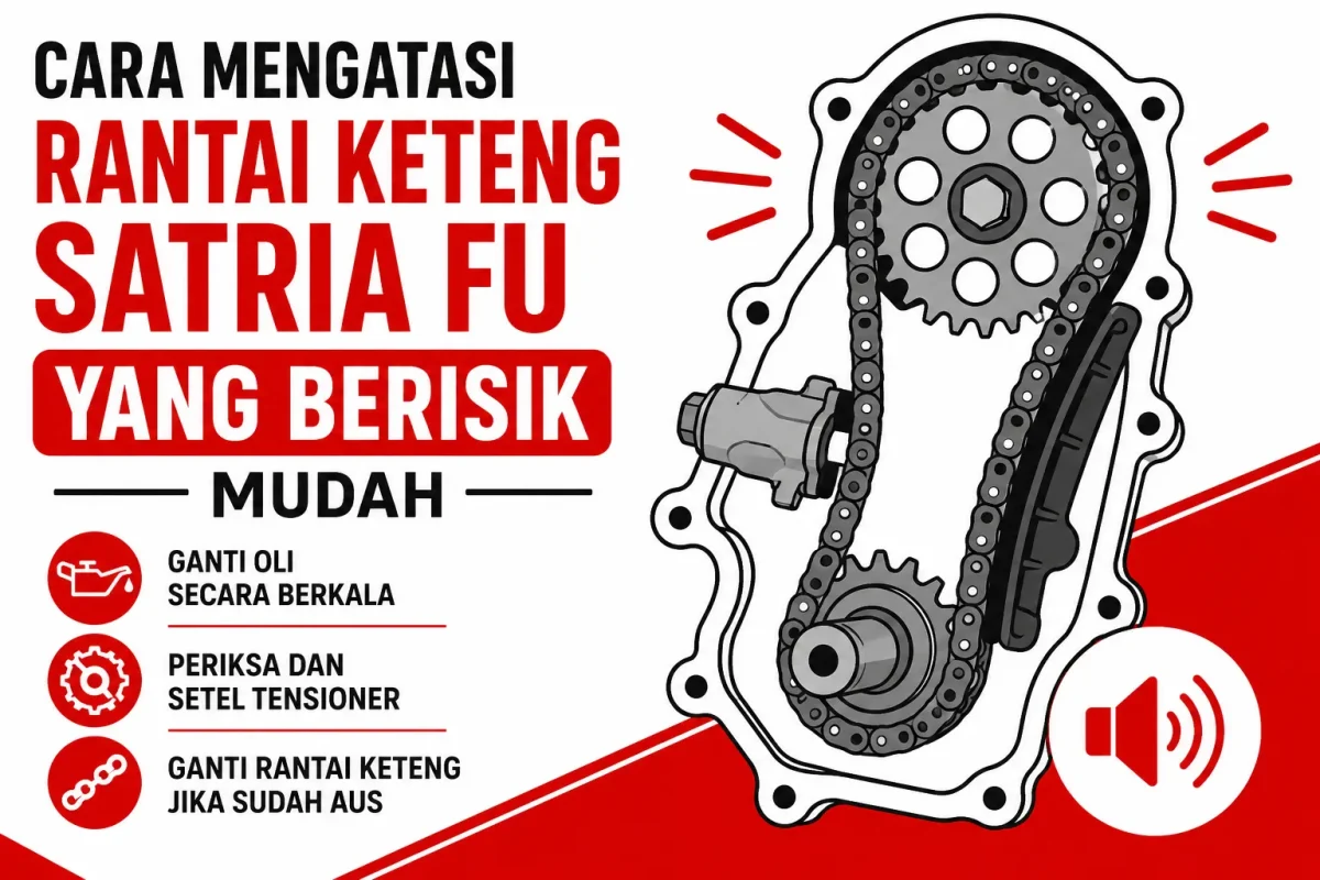 Cara Mengatasi Rantai Keteng Satria FU yang Berisik dengan Mudah