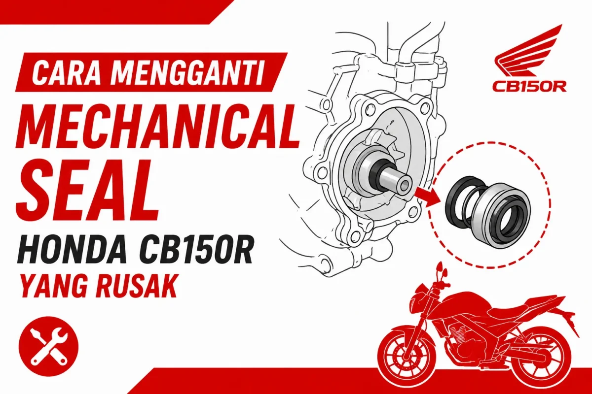 Cara Mengganti Mechanical Seal Honda CB150R yang Rusak