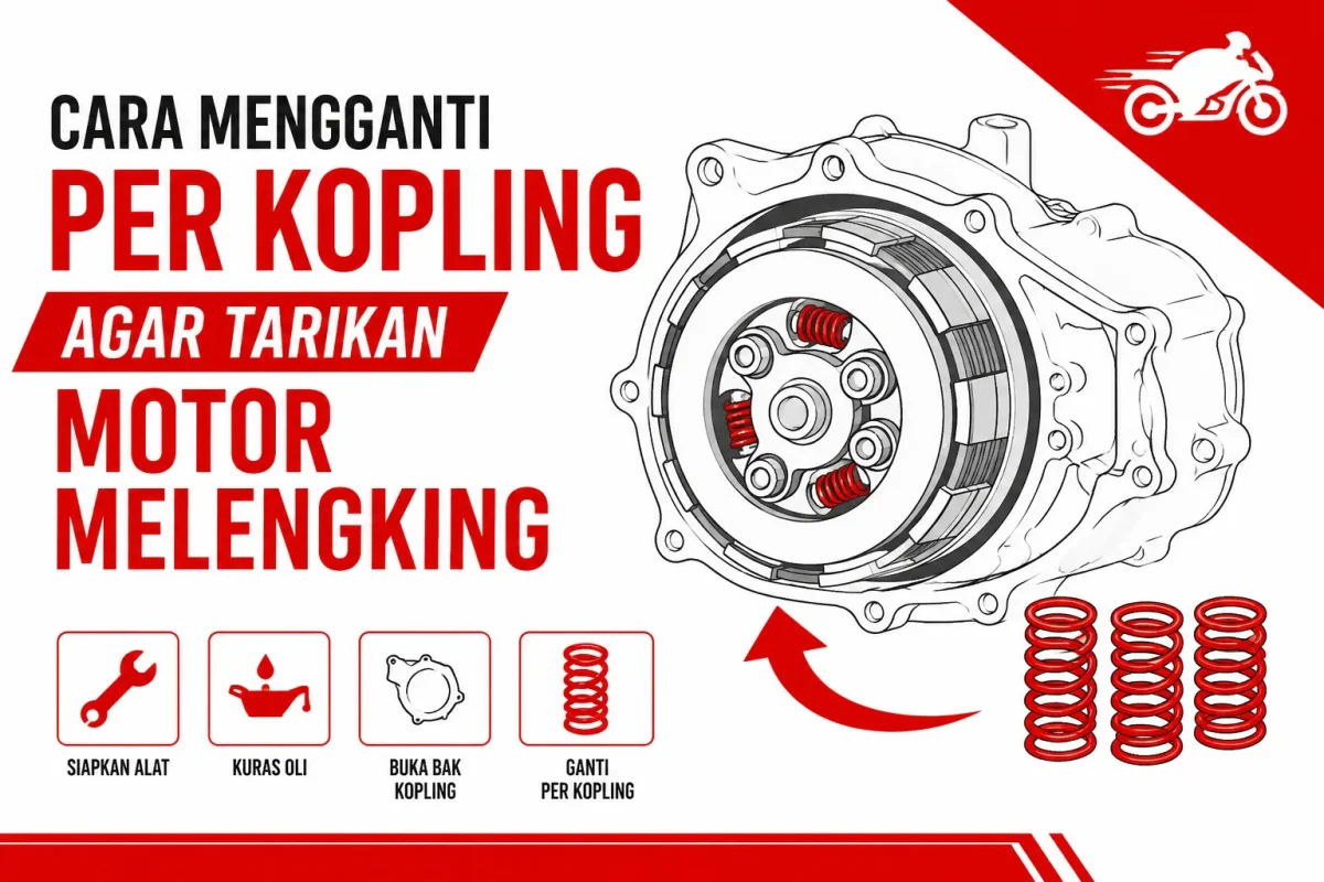 Cara Mengganti Per Kopling Agar Tarikan Motor Lebih Responsif