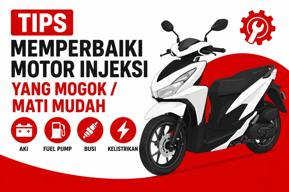 Tips Memperbaiki Motor Injeksi Yang Mogok atau Mati Dengan Mudah