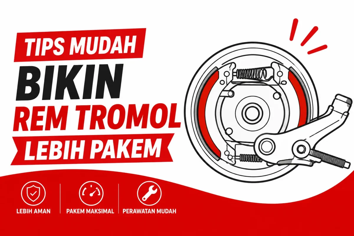 Tips Mudah Bikin Rem Tromol Lebih Pakem dan Nyaman Saat Digunakan