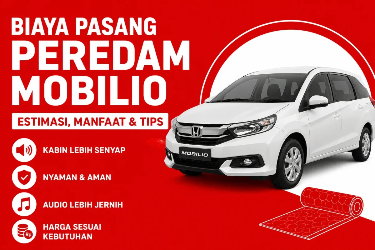 Biaya Pasang Peredam Mobilio Terbaru