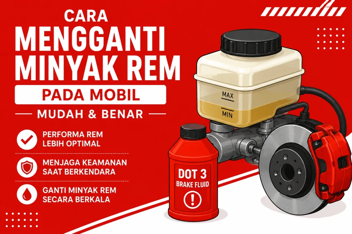Cara Mengganti Minyak Rem Pada Mobil Dengan Mudah