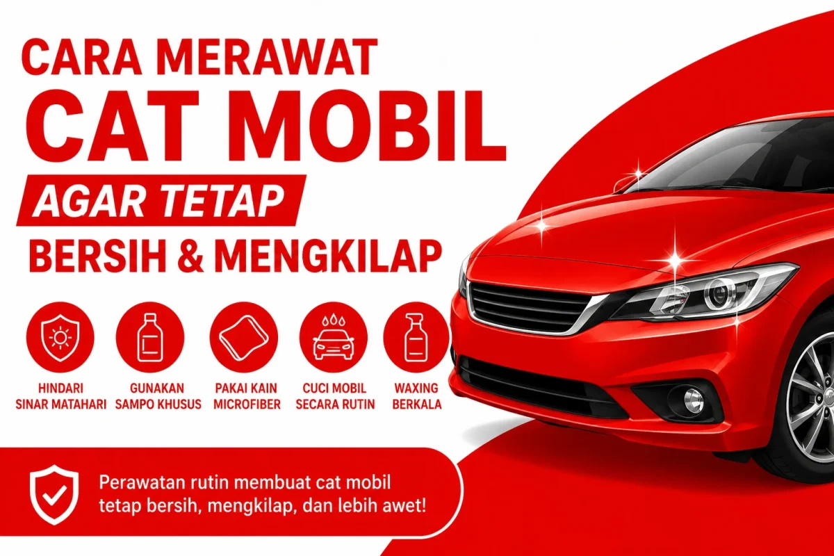 Cara Merawat Cat Mobil Agar Tetap Bersih