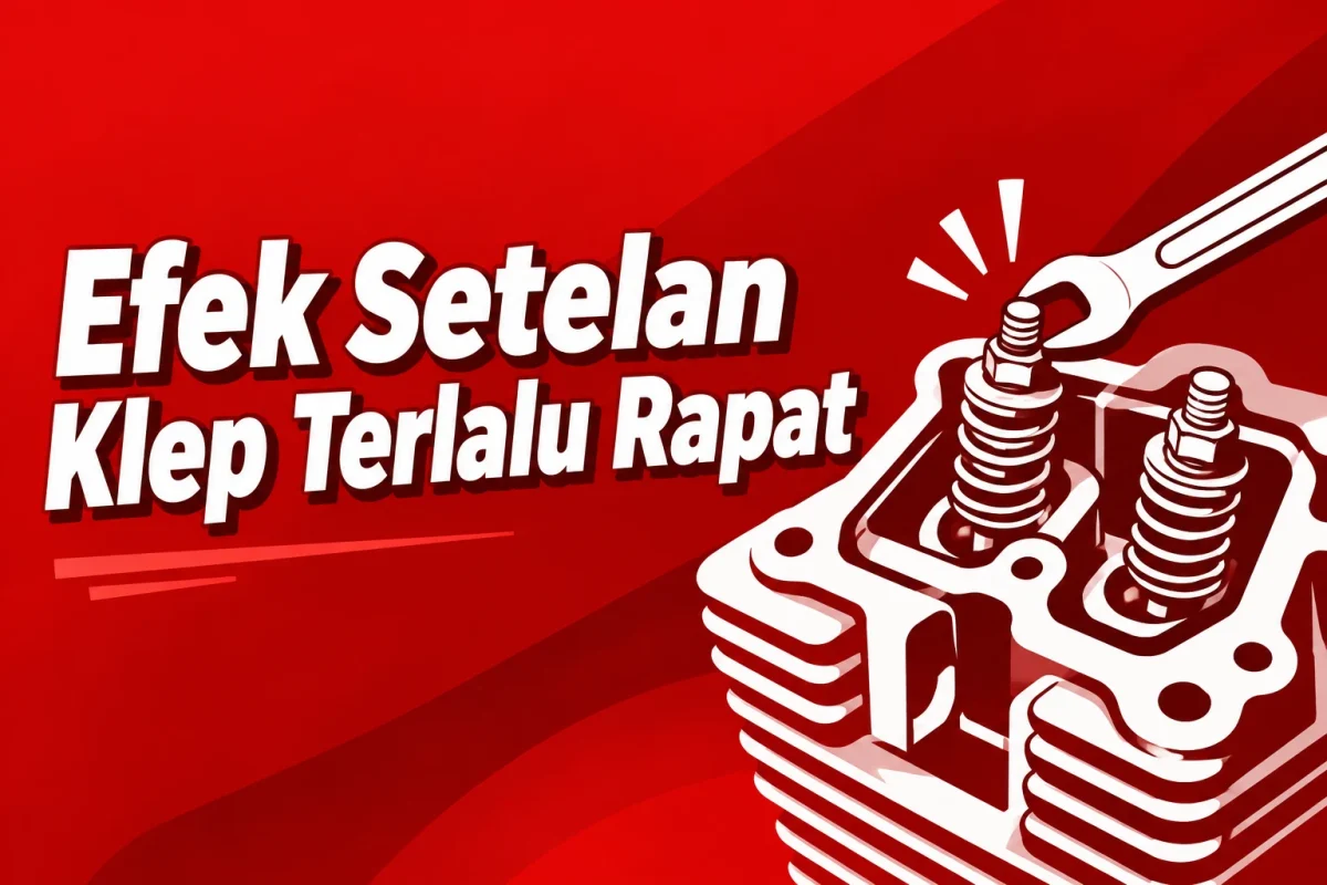 Efek Setelan Klep Terlalu Rapat pada Motor