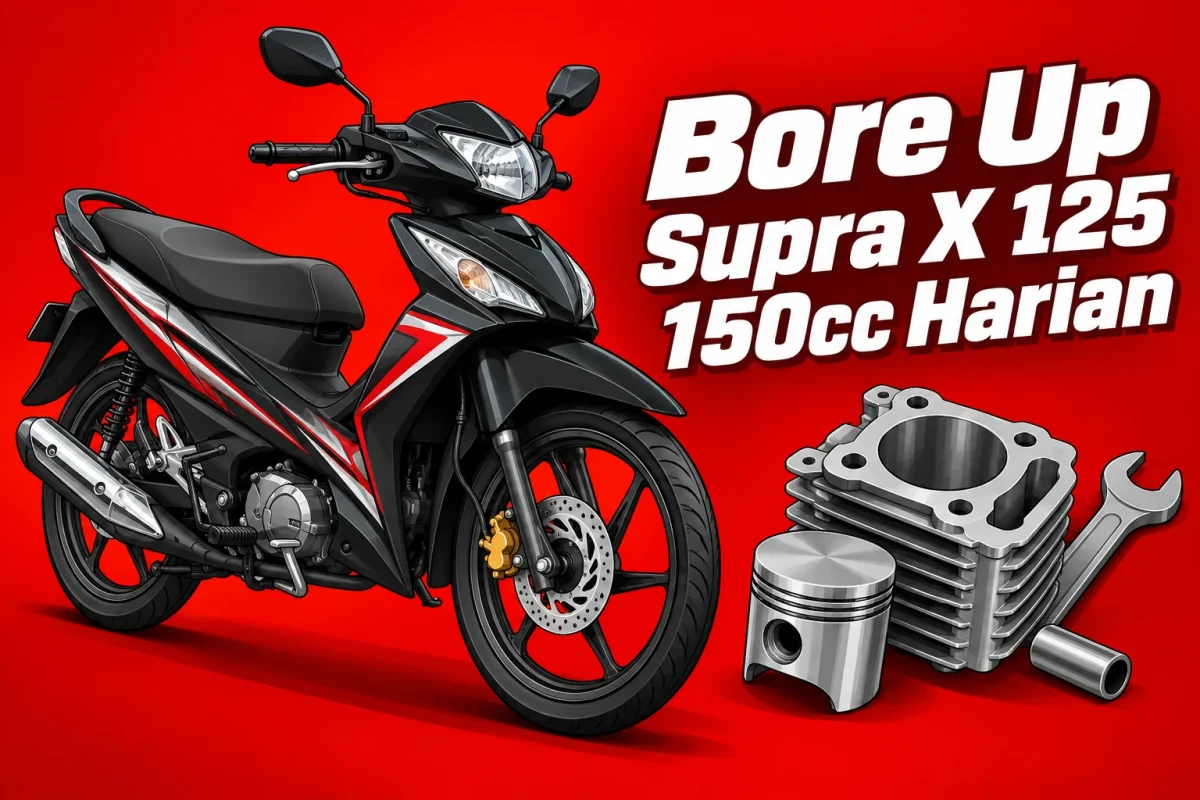 Rekomendasi Bore Up Supra X 125 150cc Harian